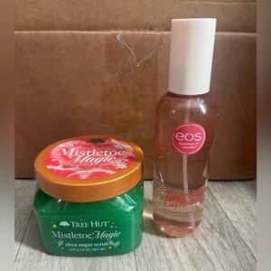 Tree Hut Mistletoe Magic Scrub & EOS Spray Set
